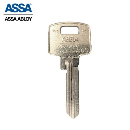 ASSA ABLOY Maximum+ SFIC Key Blank ASS-762951-865-0A7